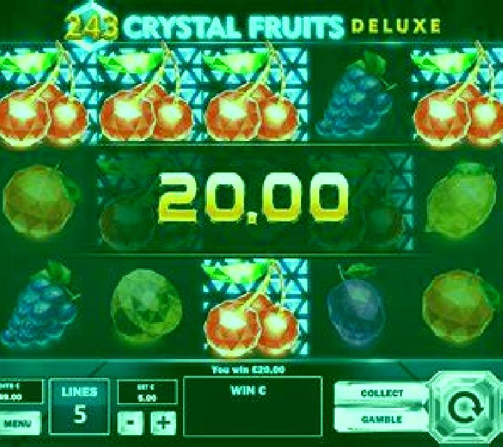 243 Crystal Fruits Reversed online slot