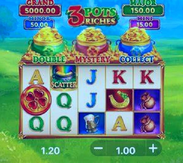 3 Pots Riches: Hold and Win slot game