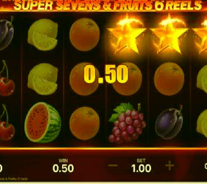 5 Super Sevens and Fruits: 6 Reels online slot