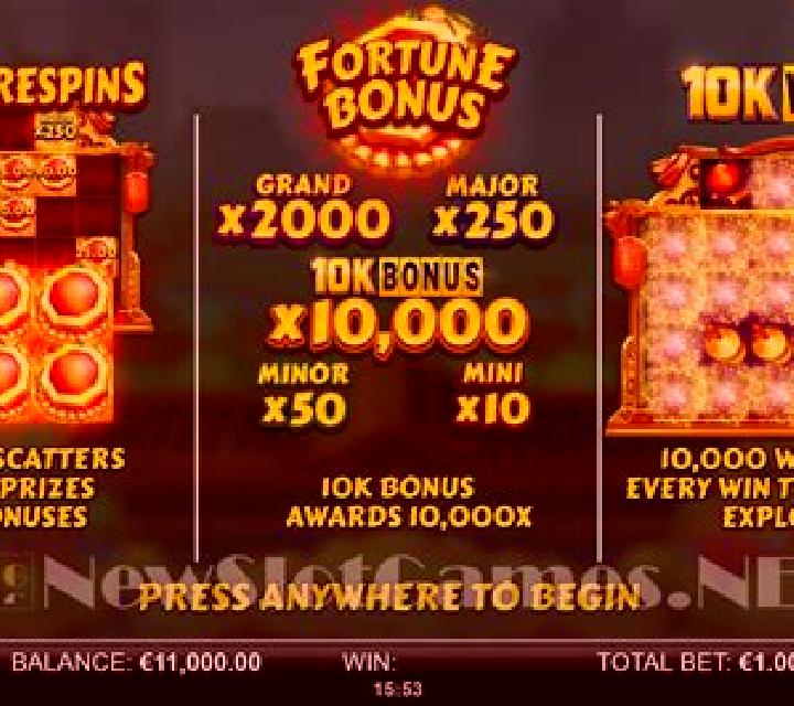 Battle Bucks 10K Ways slot machine