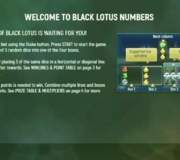 Black Lotus Numbers slot