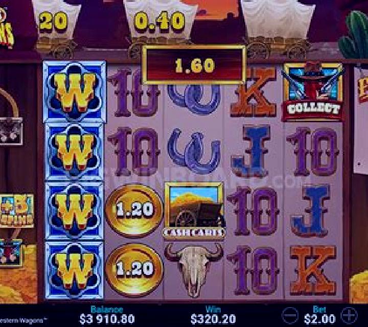 Cash Carts Western Wagons slot