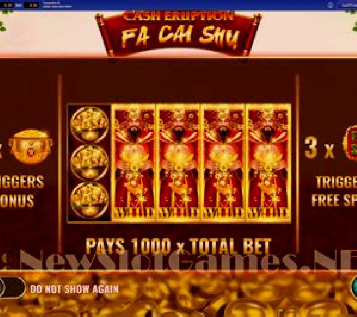 Cash Eruption Fa Cai Shu slot