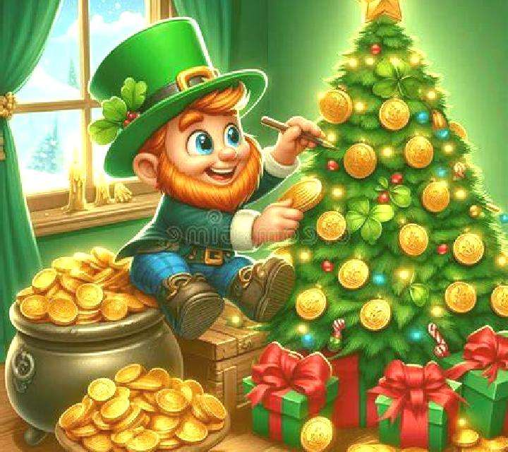 Christmas Leprechaun Money slot