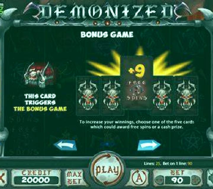 Demonized slot