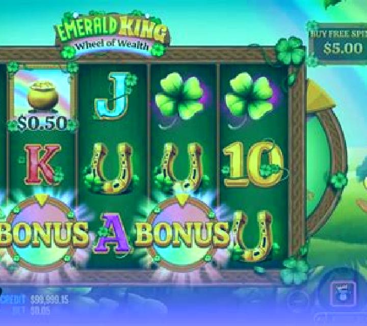 Emerald King Wheel of Wealth slot