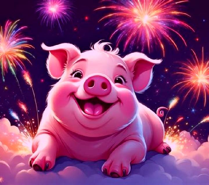 Happy Piggy New Year slot game