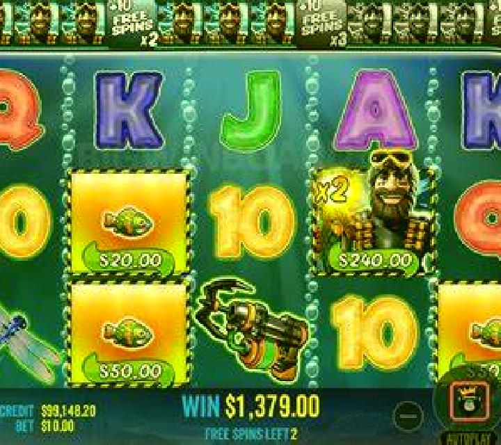 Joker Rush Gone Fishin slot game