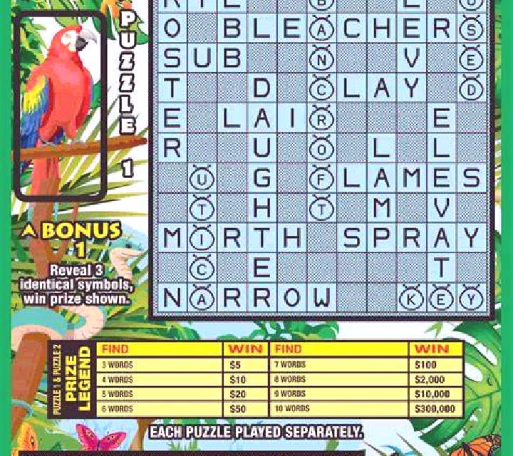 Jungle Crossword slot