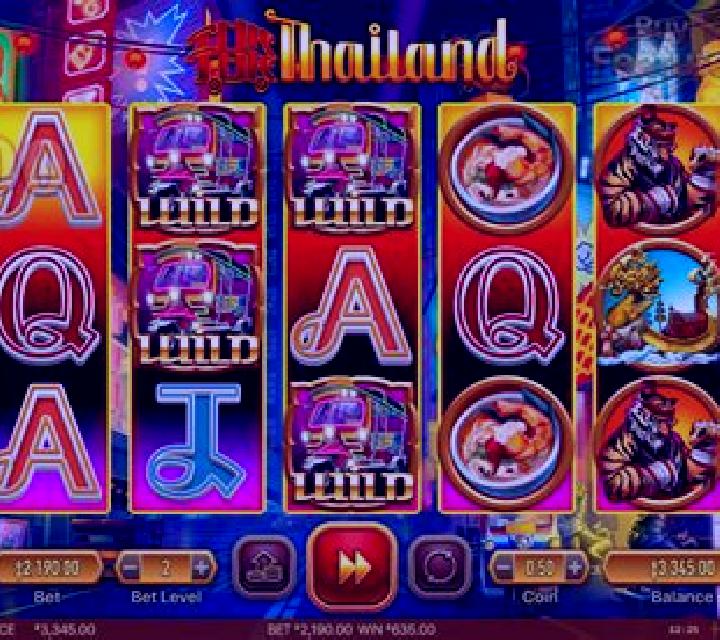 Lucky Thailand slot machine