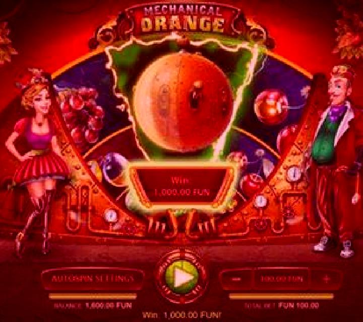Mechanical Orange slot machine