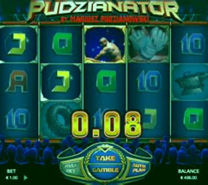 Pudzianator + slot machine