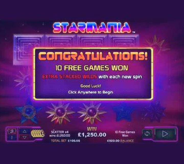 Scratch Starmania slot