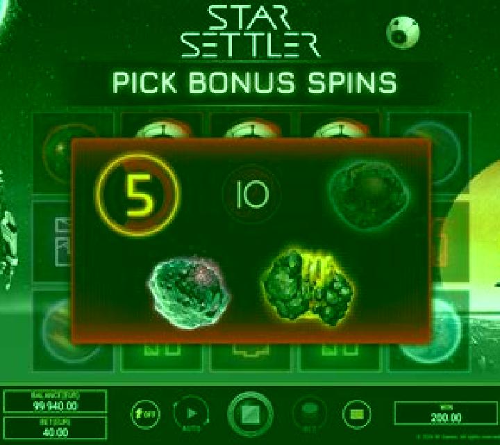 Star Settler slot machine