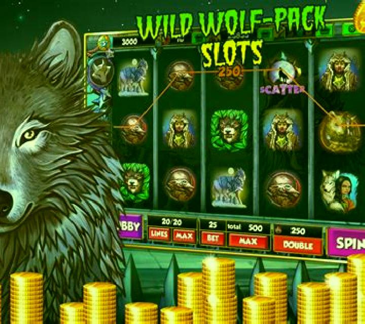 Wolf Gold 4 Pack slot machine