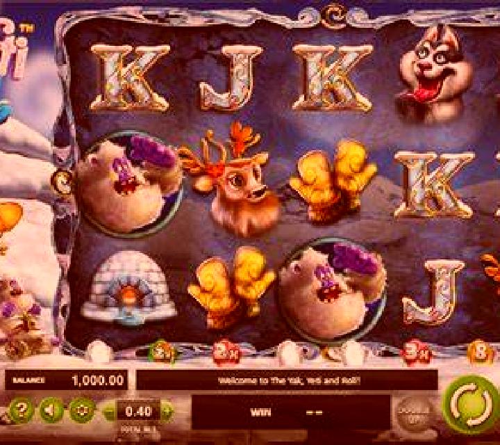 Yak Yeti and Roll slot game