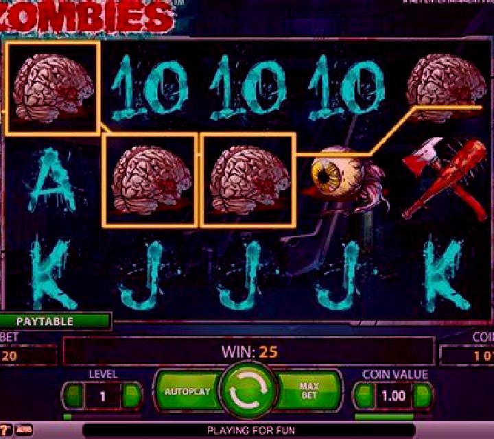 Zombies (NetEnt) slot game